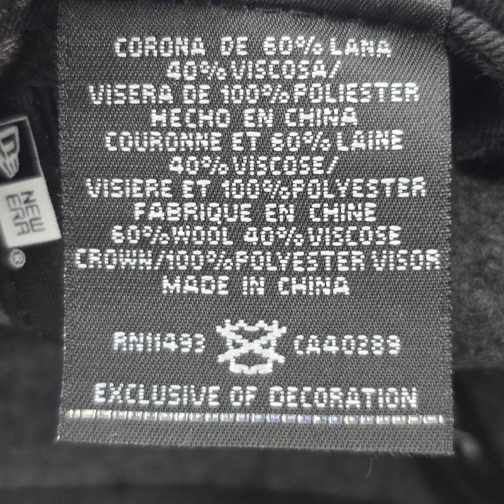 Seven MX Snapback Hat OSFA Grey Wool Flat Bill Motocross Cap OSFA New Era 9FIFTY - Picture 6 of 6
